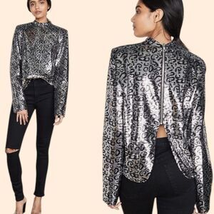 RtA Sequin Leopard Top
